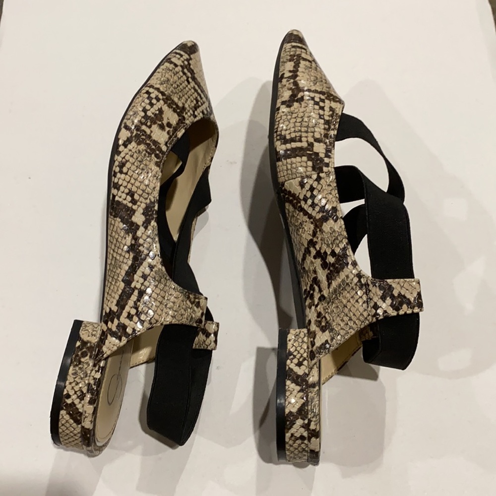 Jessica Simpson Python Print Flats Size Size 9.5 - image 3
